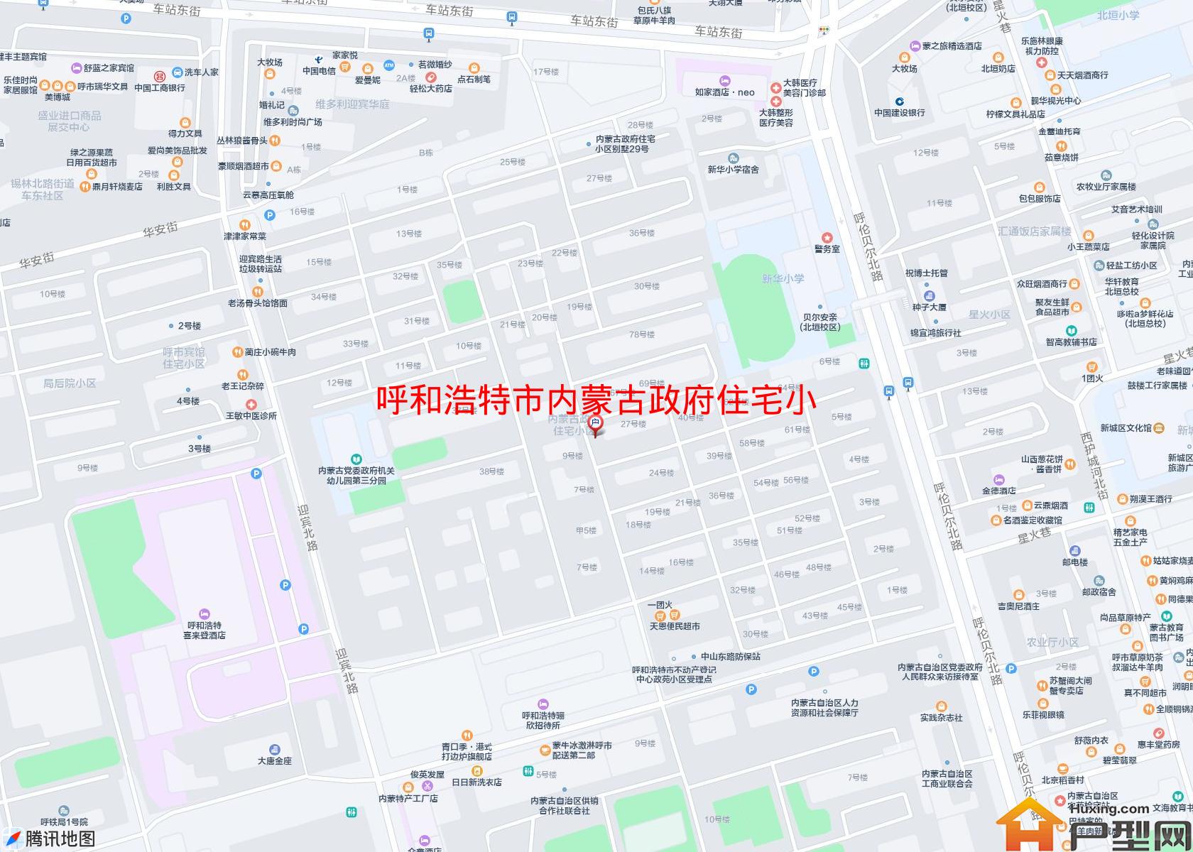 内蒙古政府住宅小区小区 - 户型网