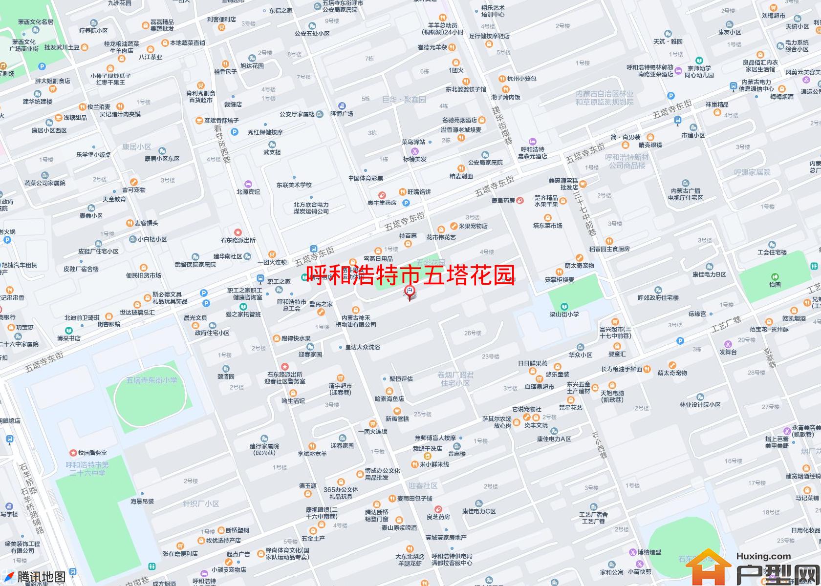 五塔花园小区 - 户型网