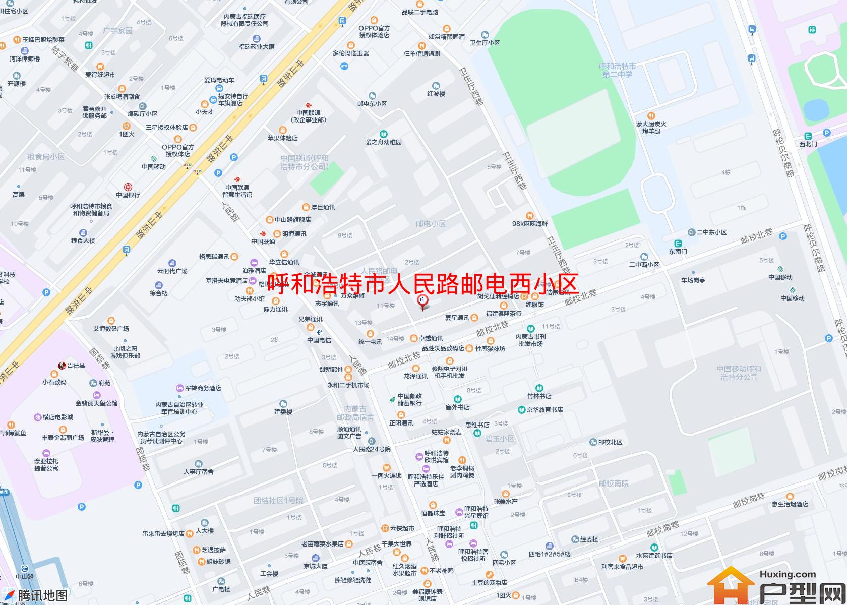 人民路邮电西小区小区 - 户型网