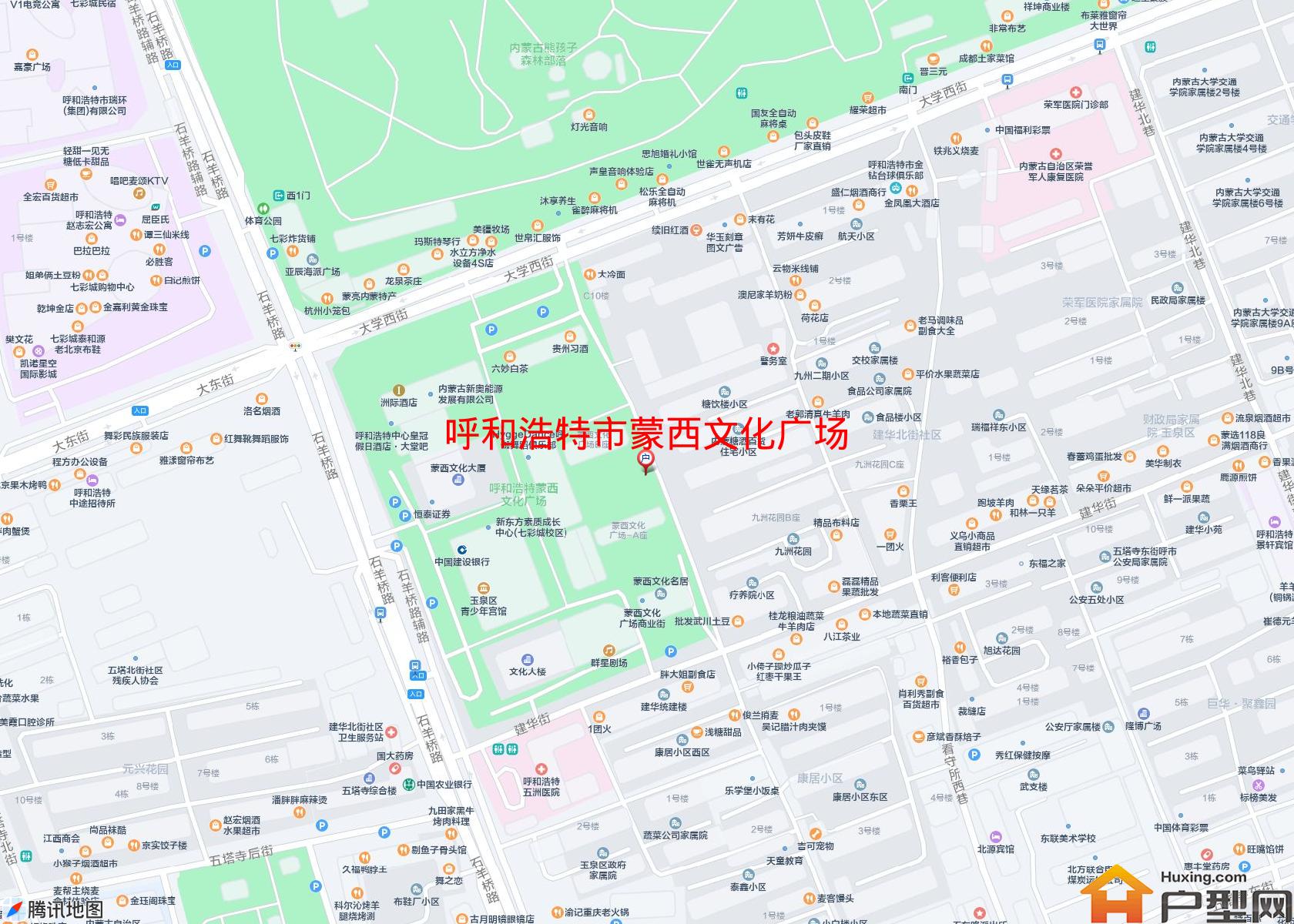 蒙西文化广场小区 - 户型网