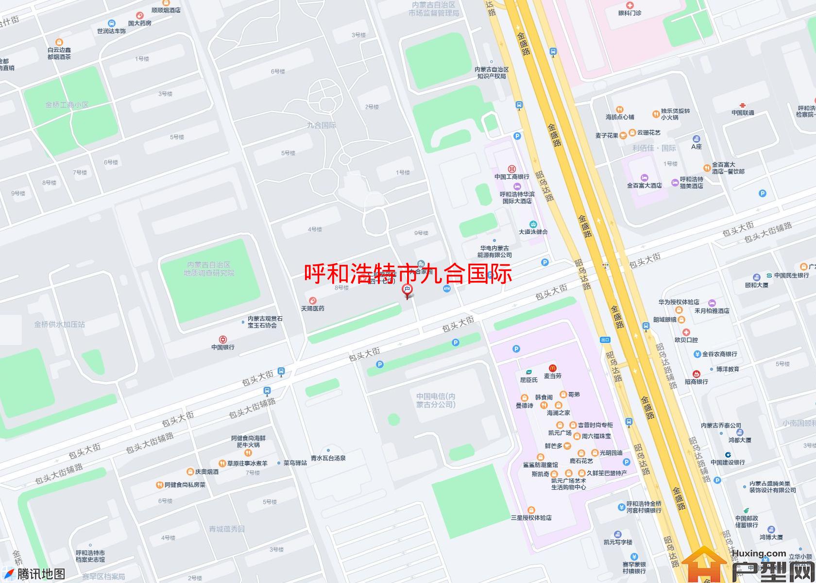 九合国际小区 - 户型网