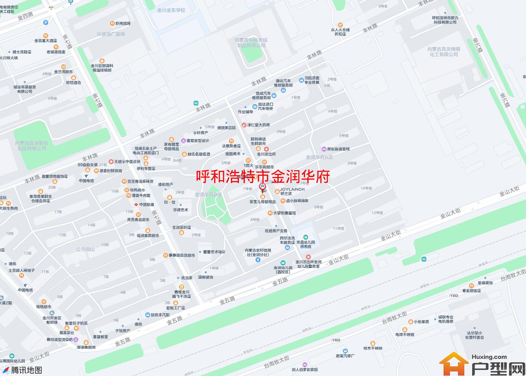 金润华府小区 - 户型网