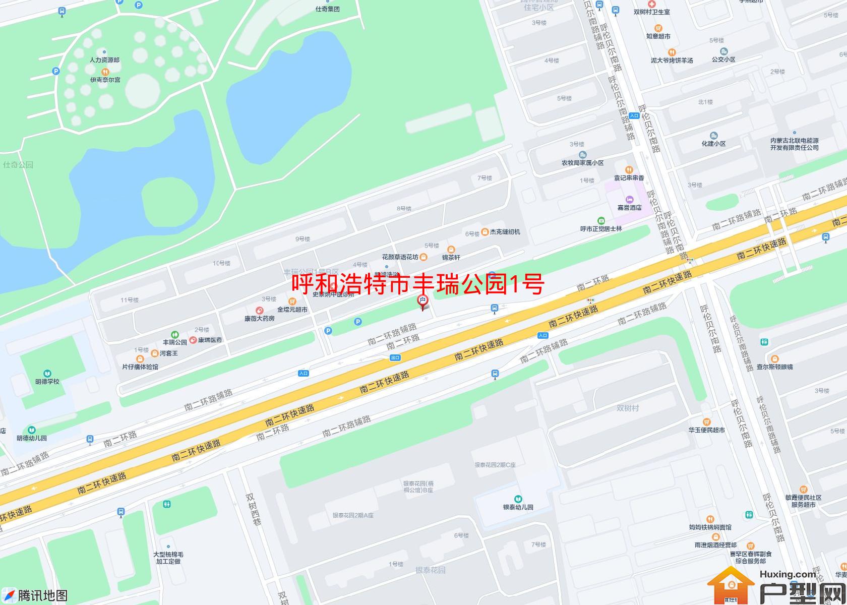 丰瑞公园1号小区 - 户型网