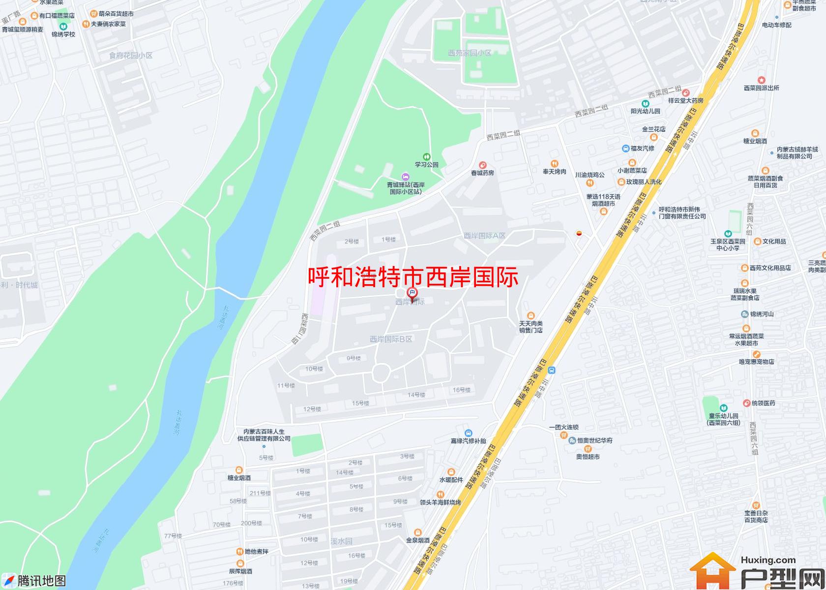 西岸国际小区 - 户型网