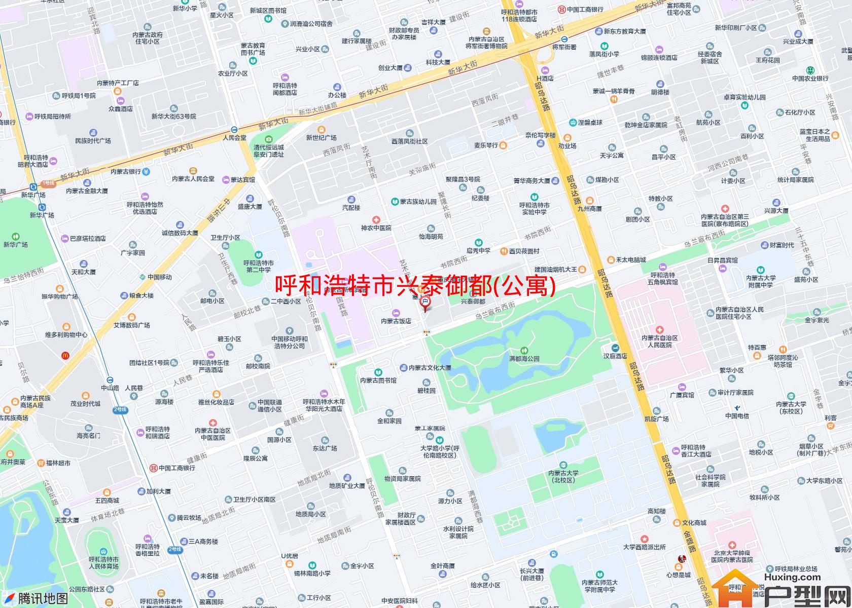 兴泰御都(公寓)小区 - 户型网