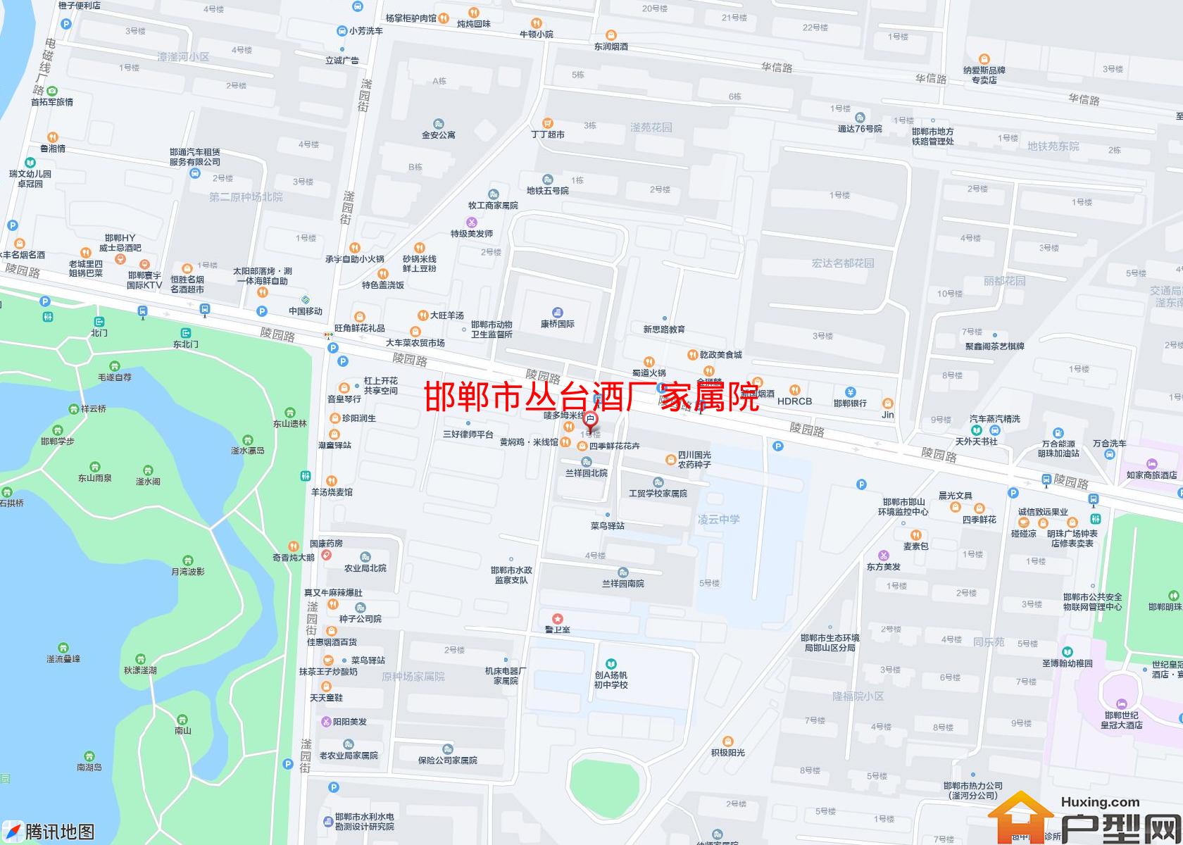 丛台酒厂家属院小区 - 户型网