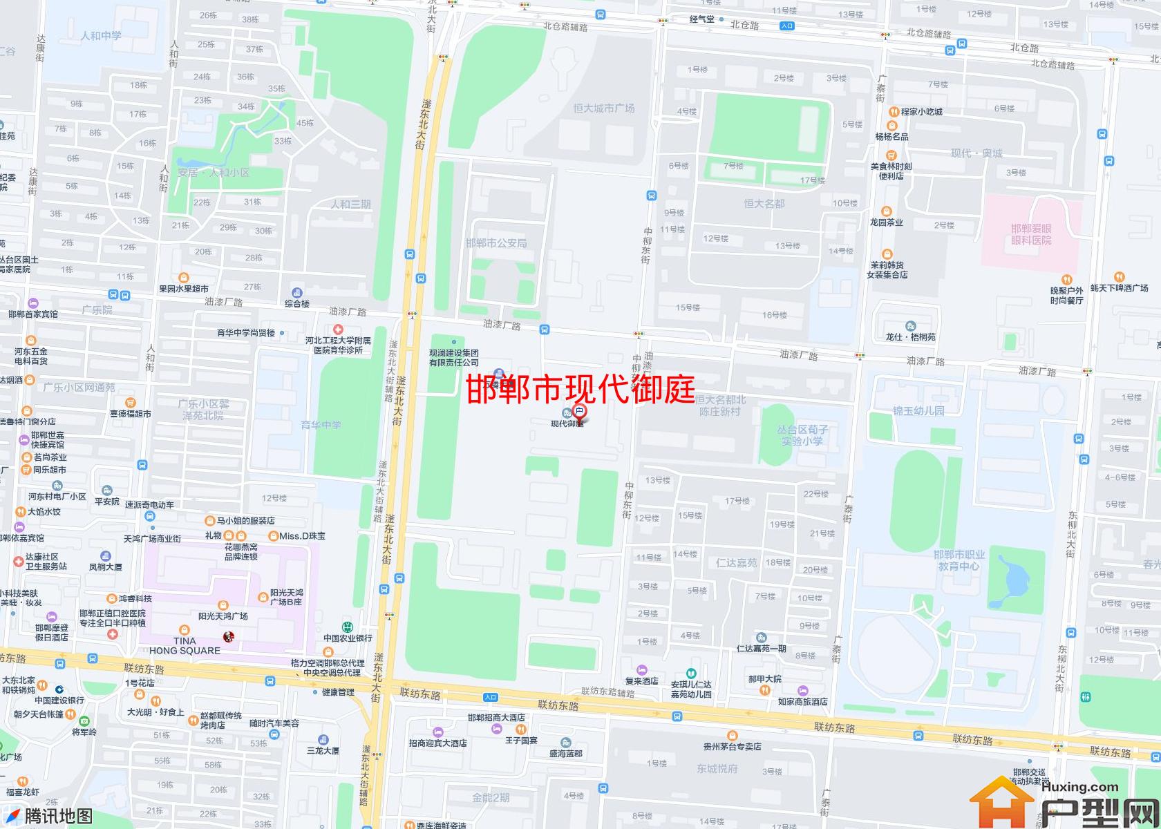 现代御庭小区 - 户型网