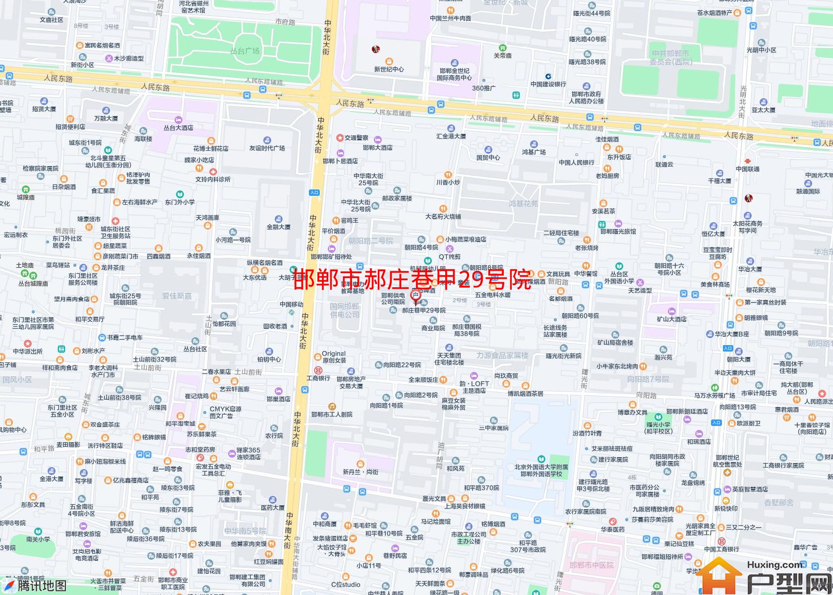 郝庄巷甲29号院小区 - 户型网