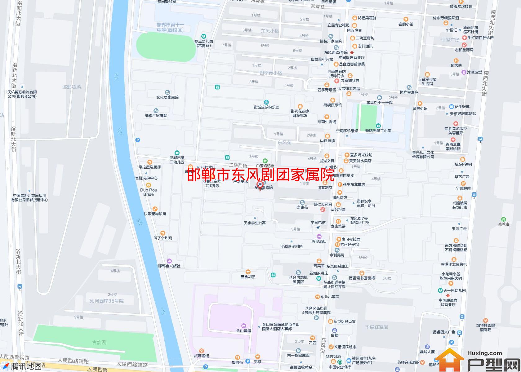 东风剧团家属院小区 - 户型网