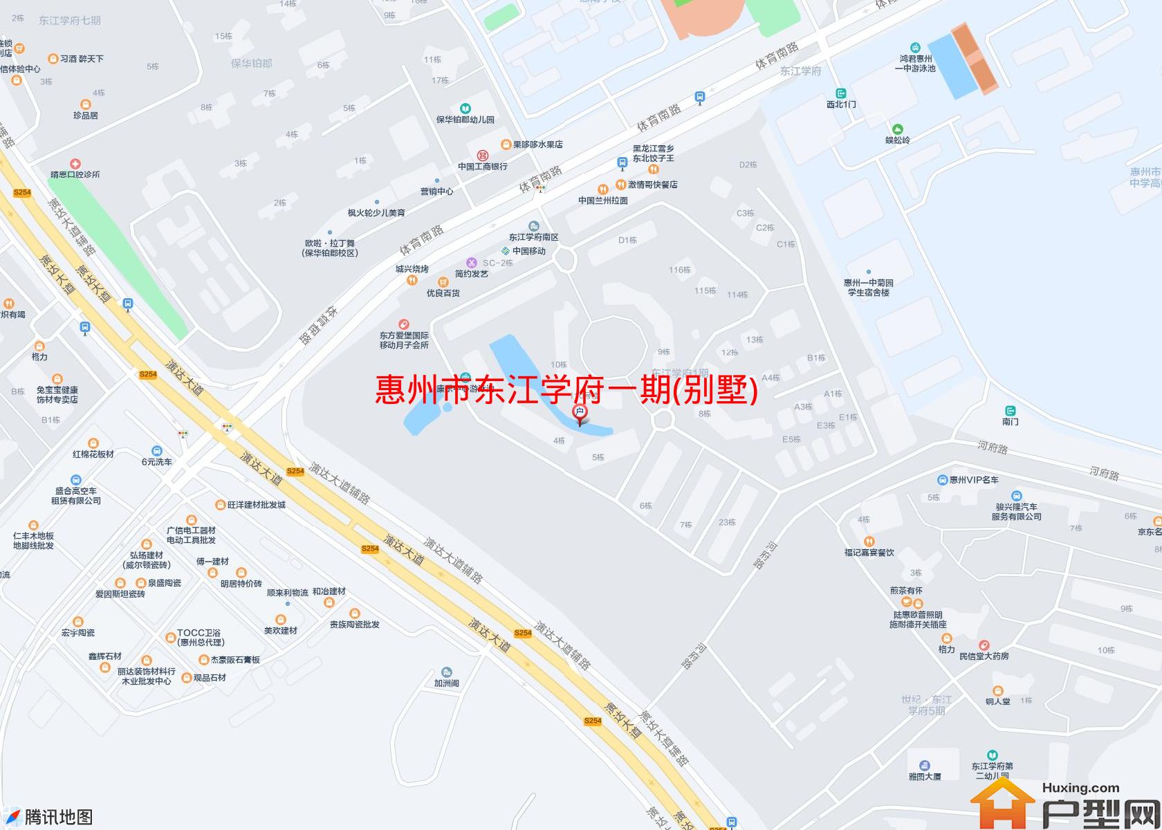 东江学府一期(别墅)小区 - 户型网