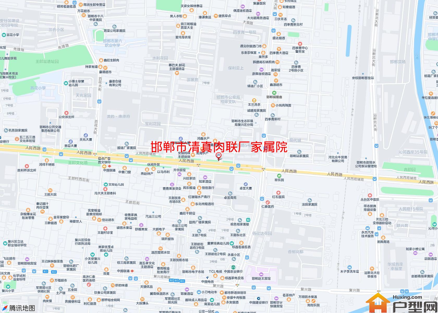 清真肉联厂家属院小区 - 户型网
