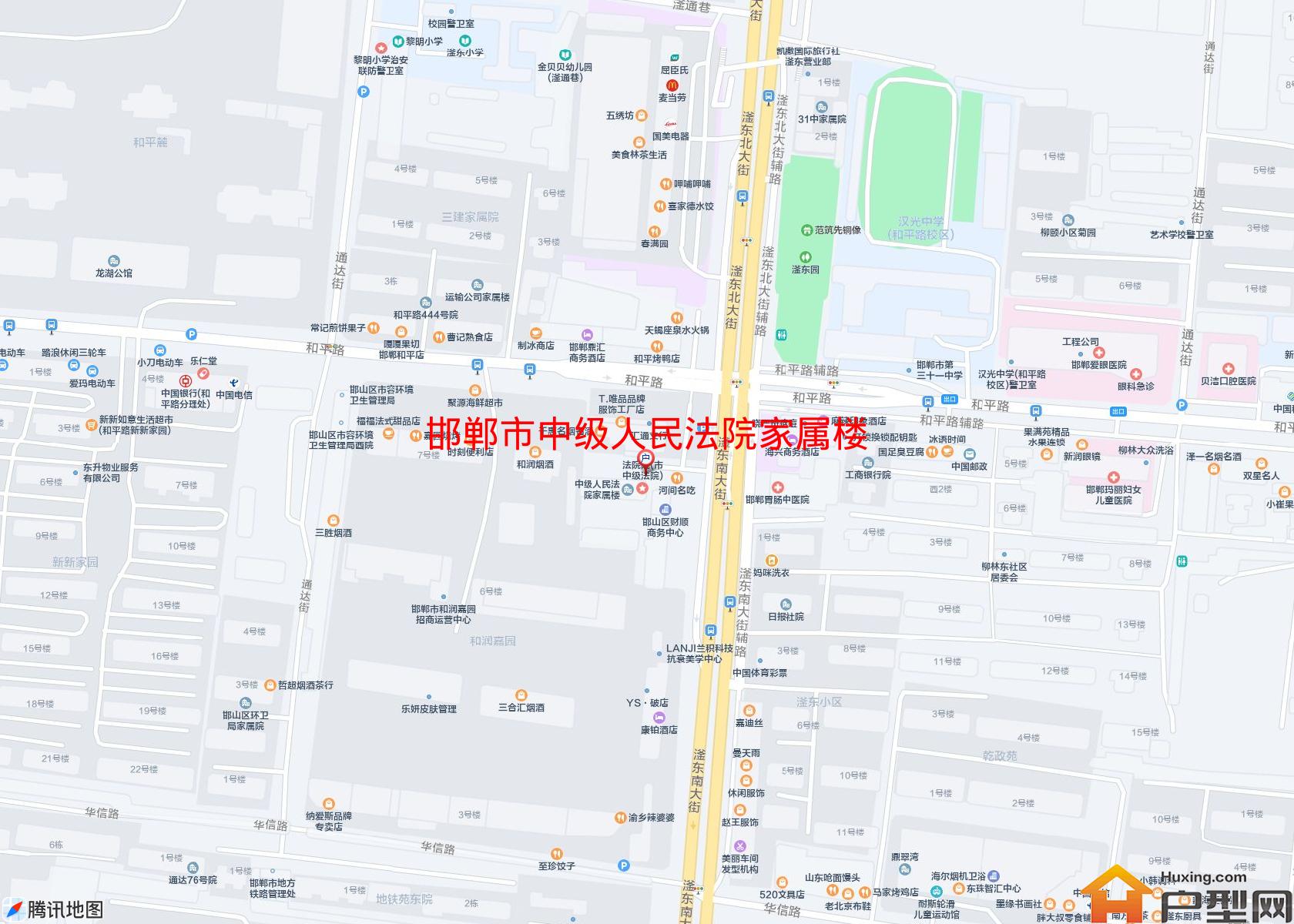 中级人民法院家属楼小区 - 户型网