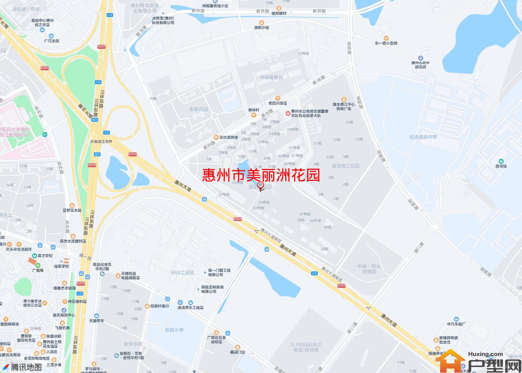 美丽洲花园小区 - 户型网