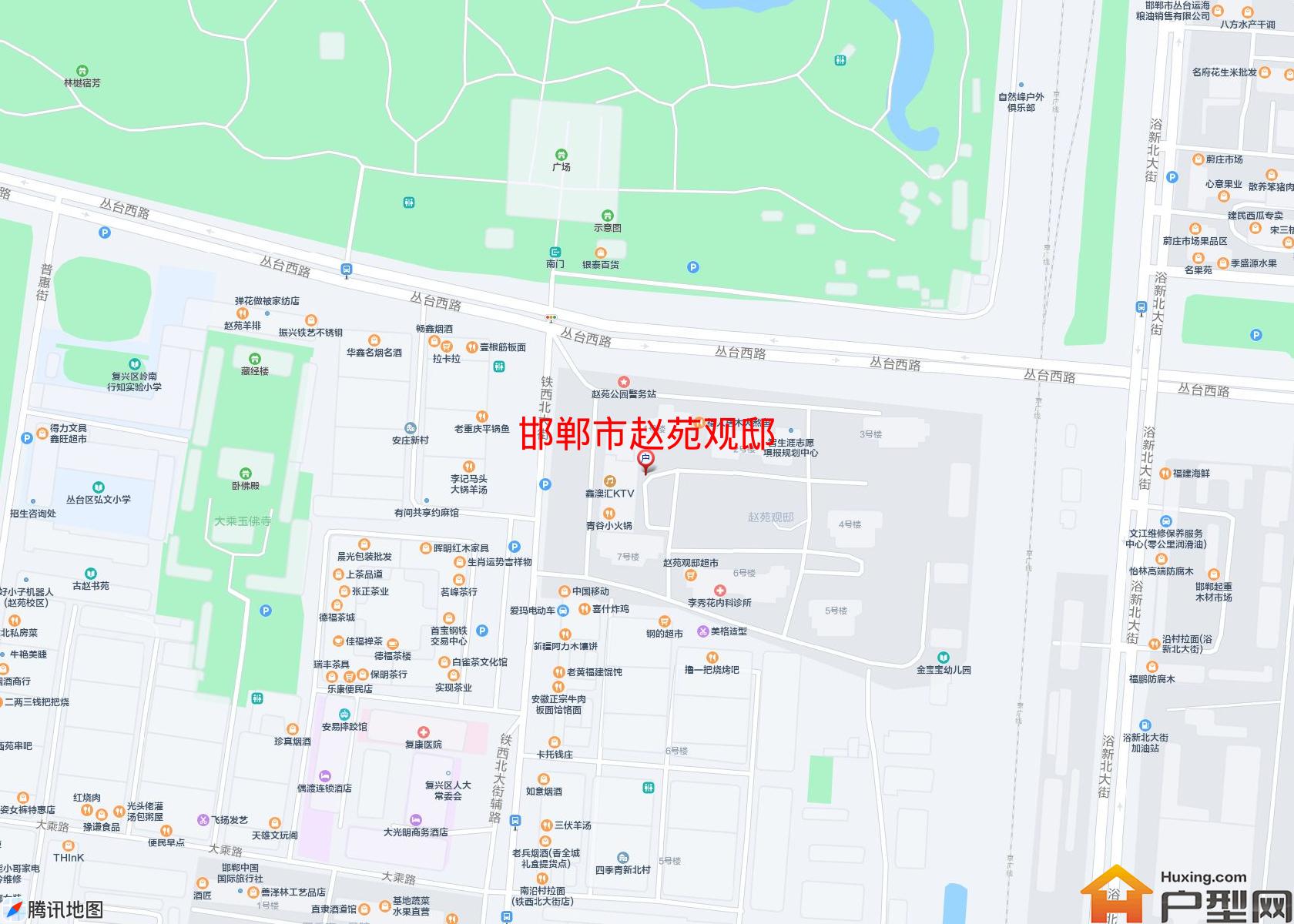 赵苑观邸小区 - 户型网