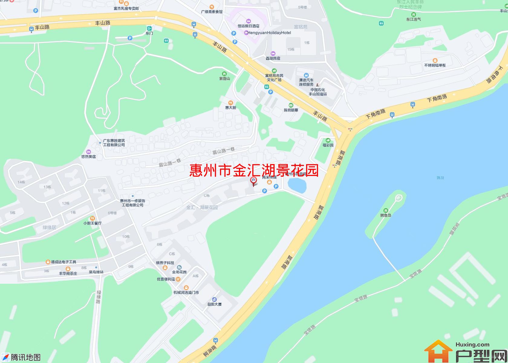 金汇湖景花园小区 - 户型网
