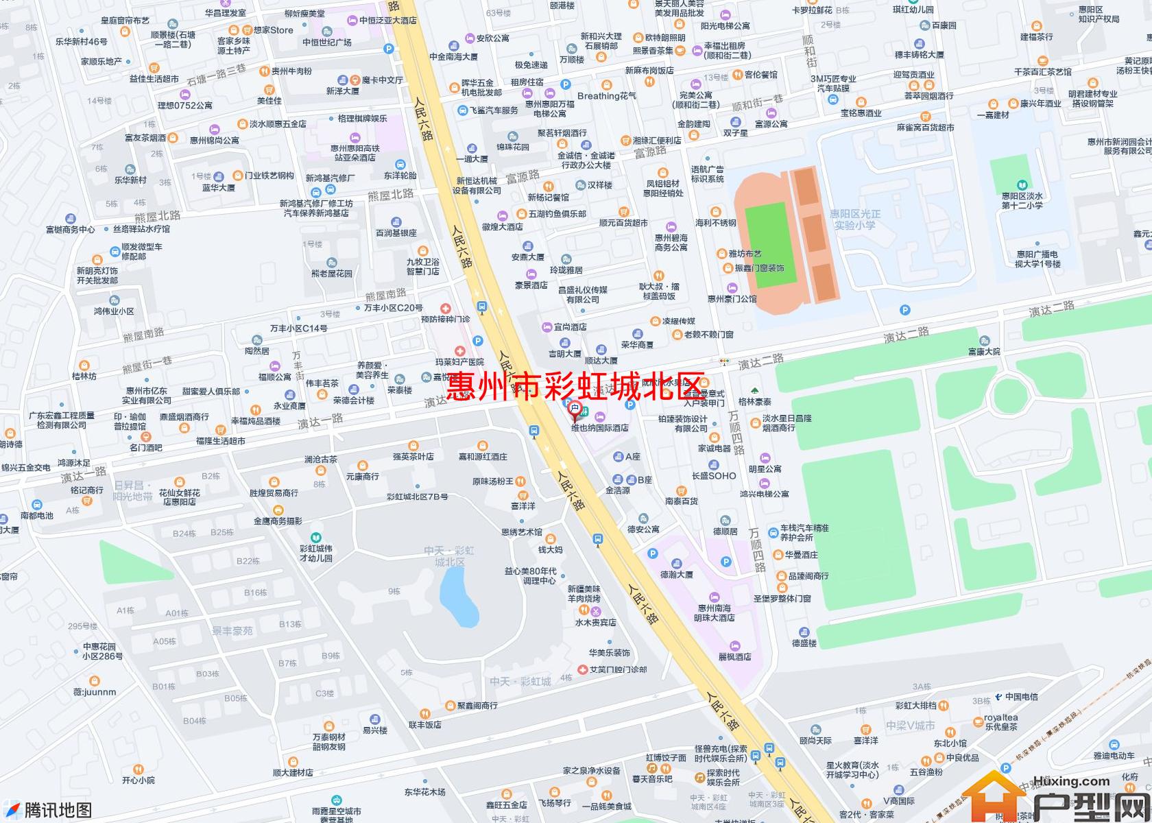 彩虹城北区小区 - 户型网