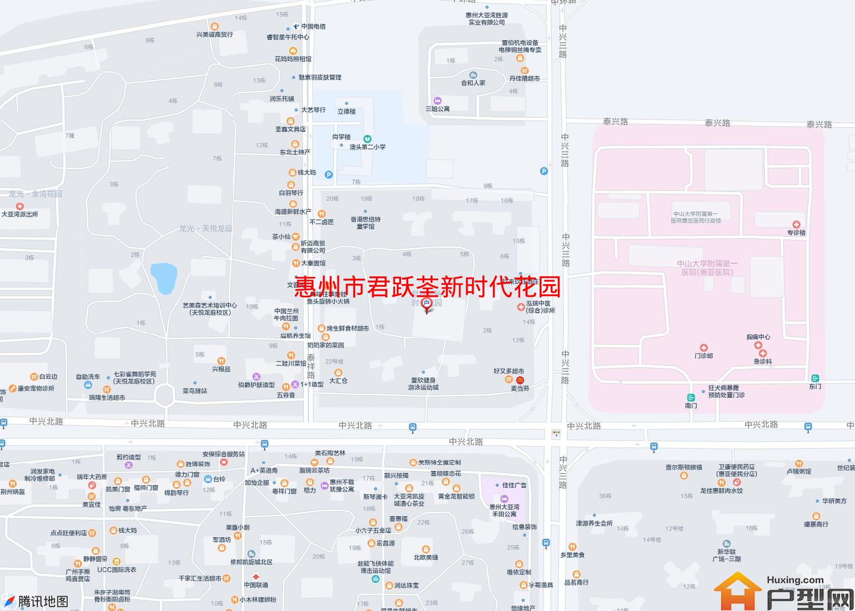 君跃荃新时代花园小区 - 户型网