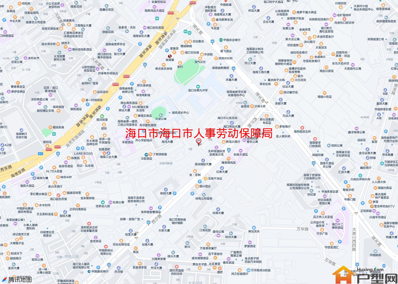 海口市人事劳动保障局西沙路住宅区小区 - 户型网