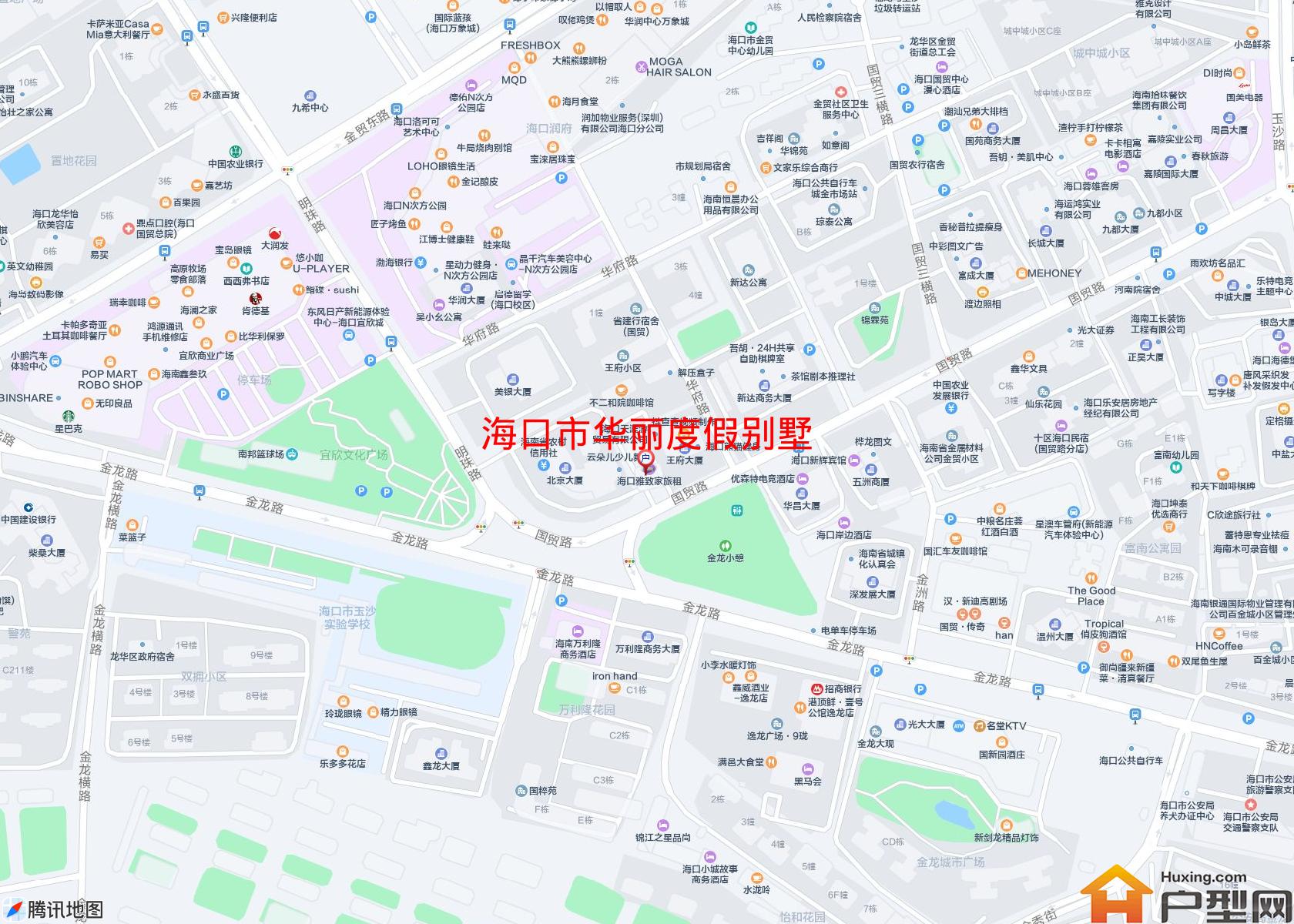 华丽度假别墅小区 - 户型网