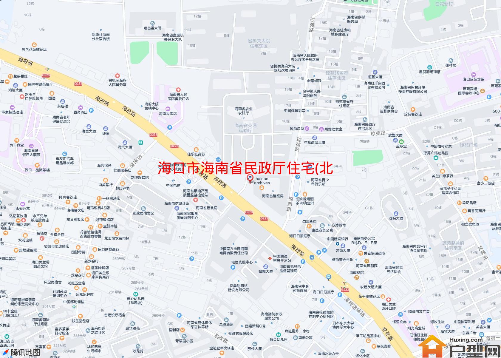 海南省民政厅住宅(北区)小区 - 户型网