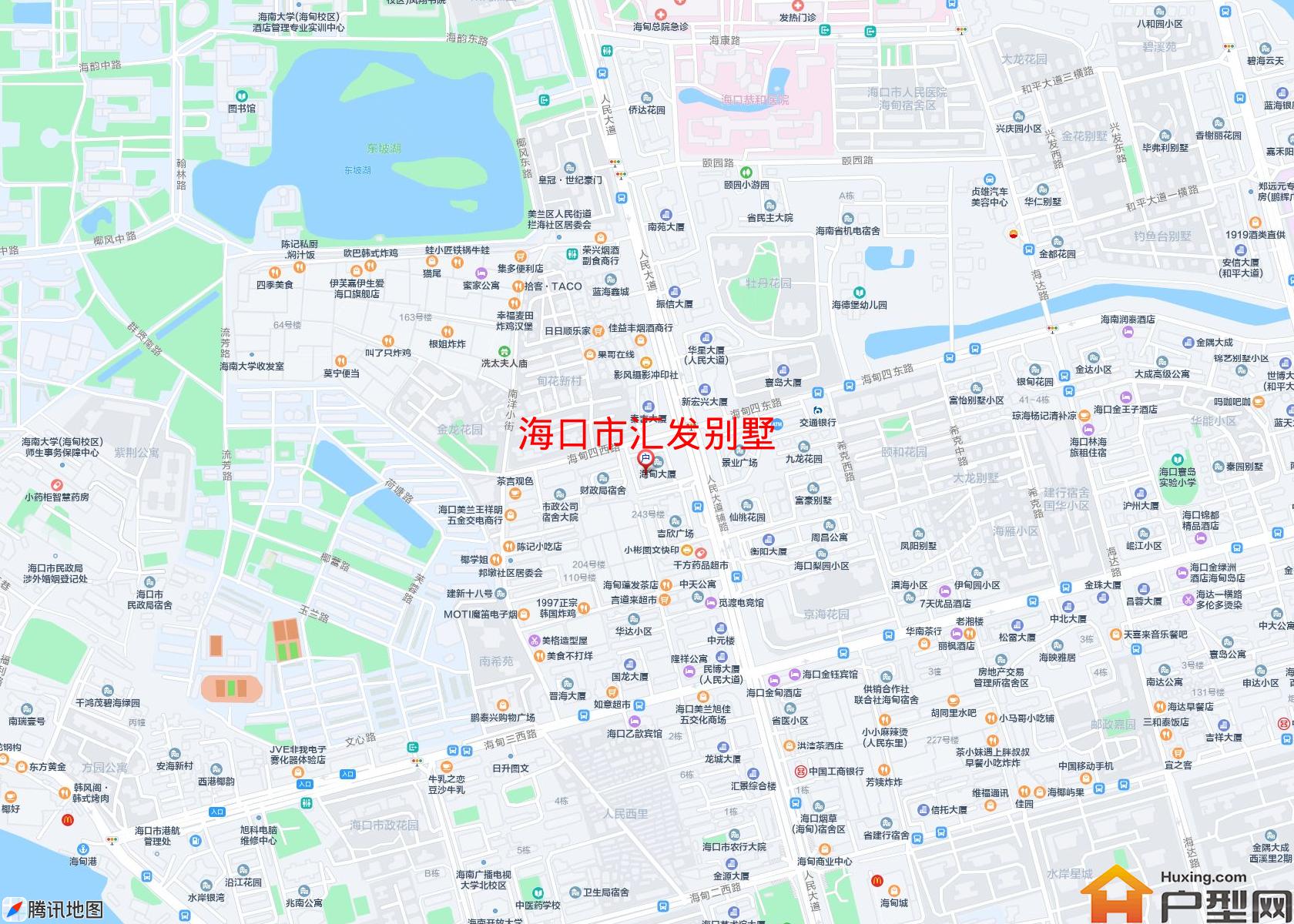 汇发别墅小区 - 户型网