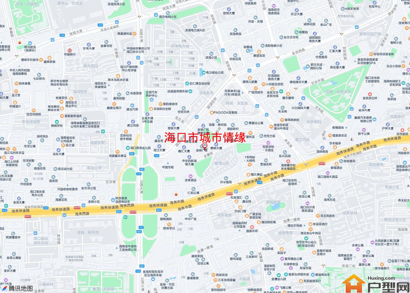 城市情缘小区 - 户型网