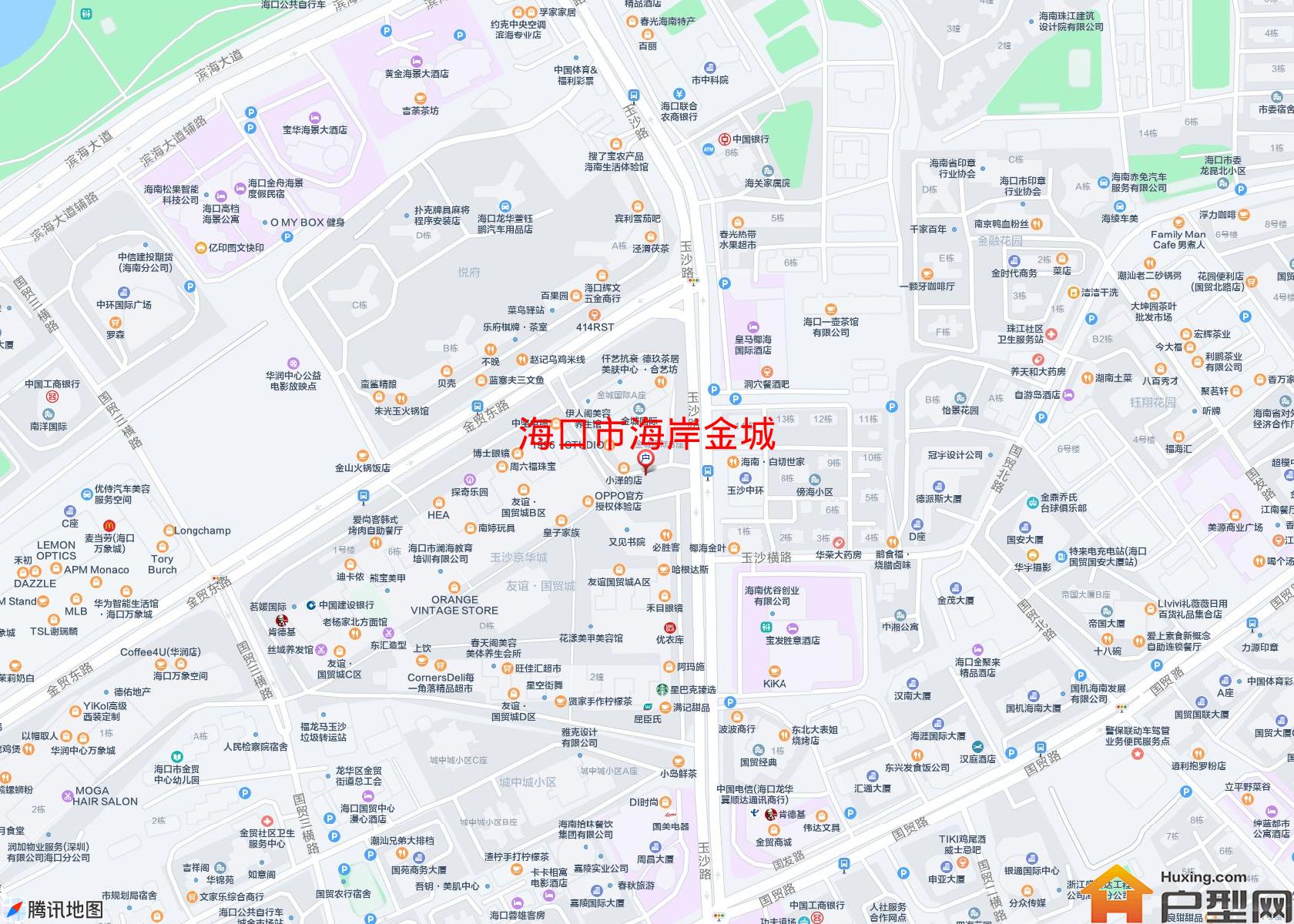 海岸金城小区 - 户型网
