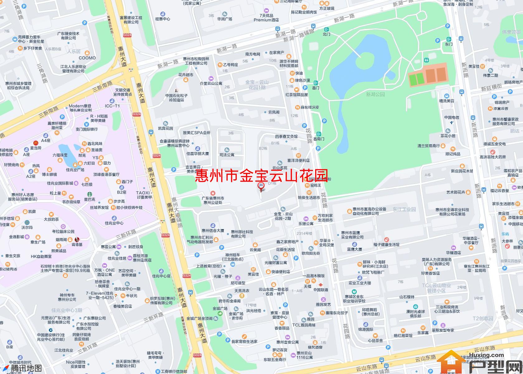 金宝云山花园小区 - 户型网