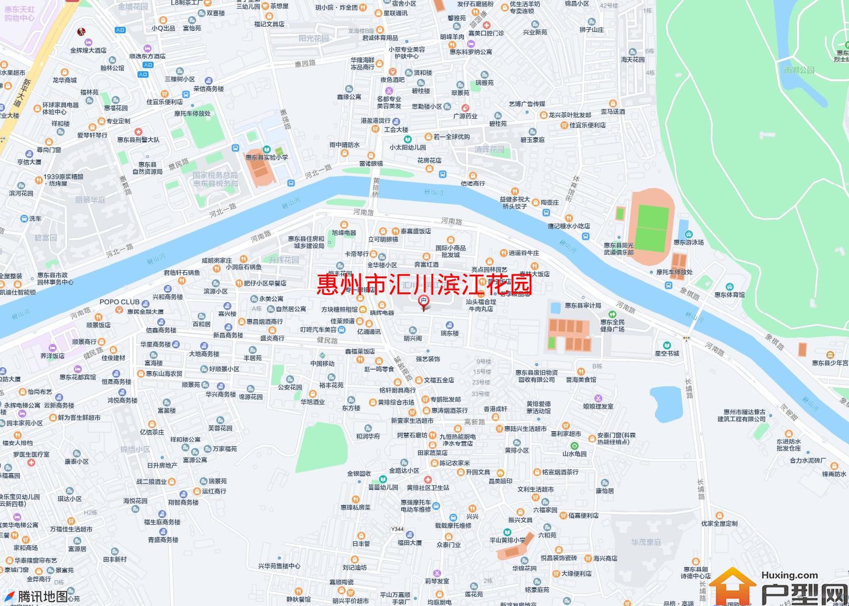 汇川滨江花园小区 - 户型网