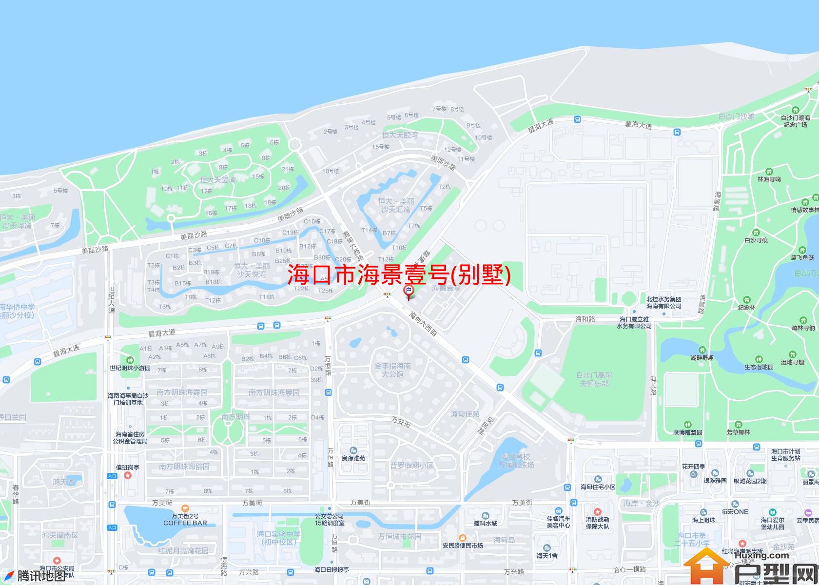 海景壹号(别墅)小区 - 户型网