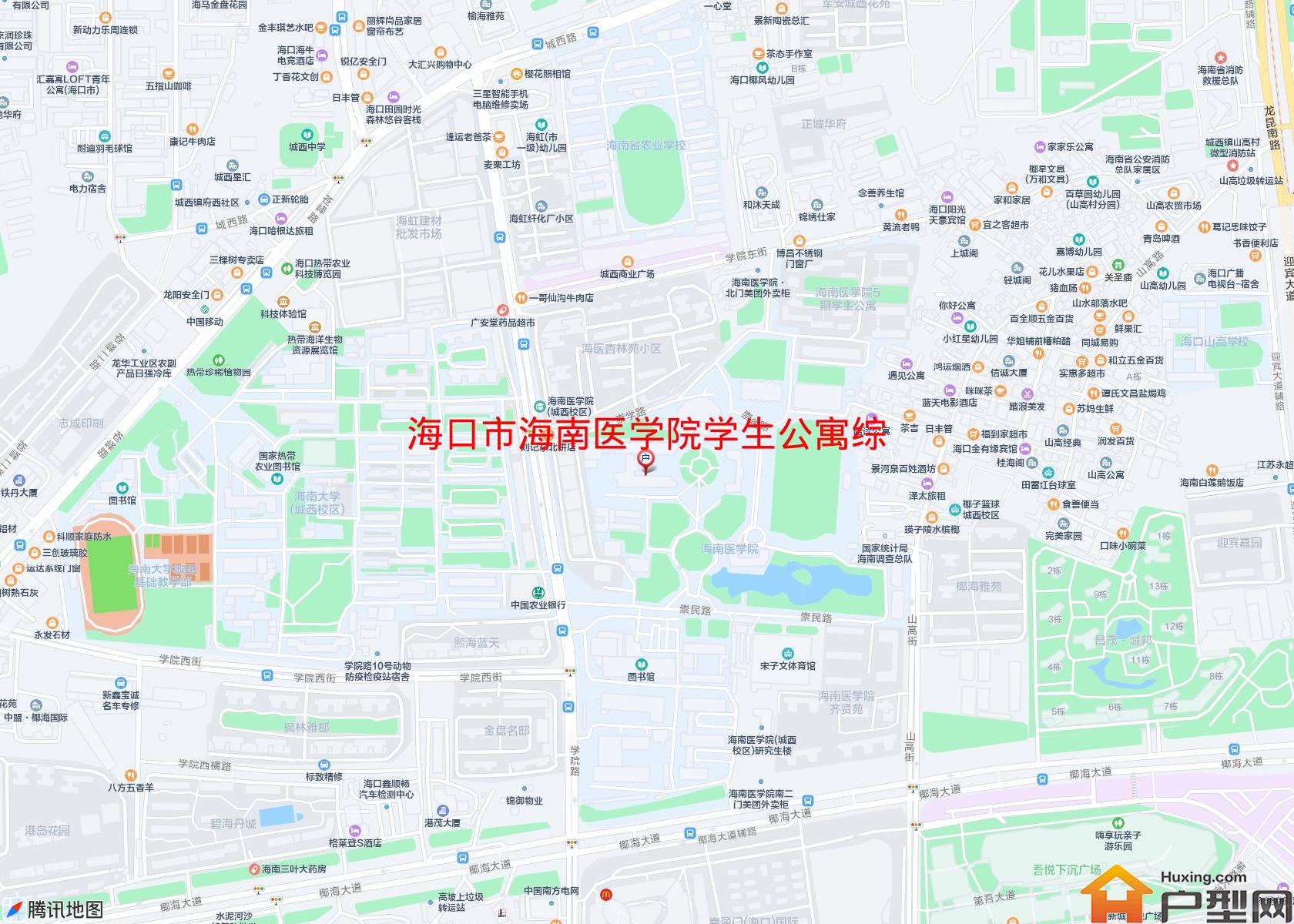 海南医学院学生公寓综合楼小区 - 户型网