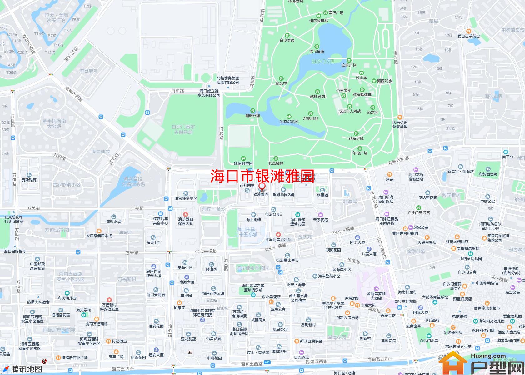 银滩雅园小区 - 户型网
