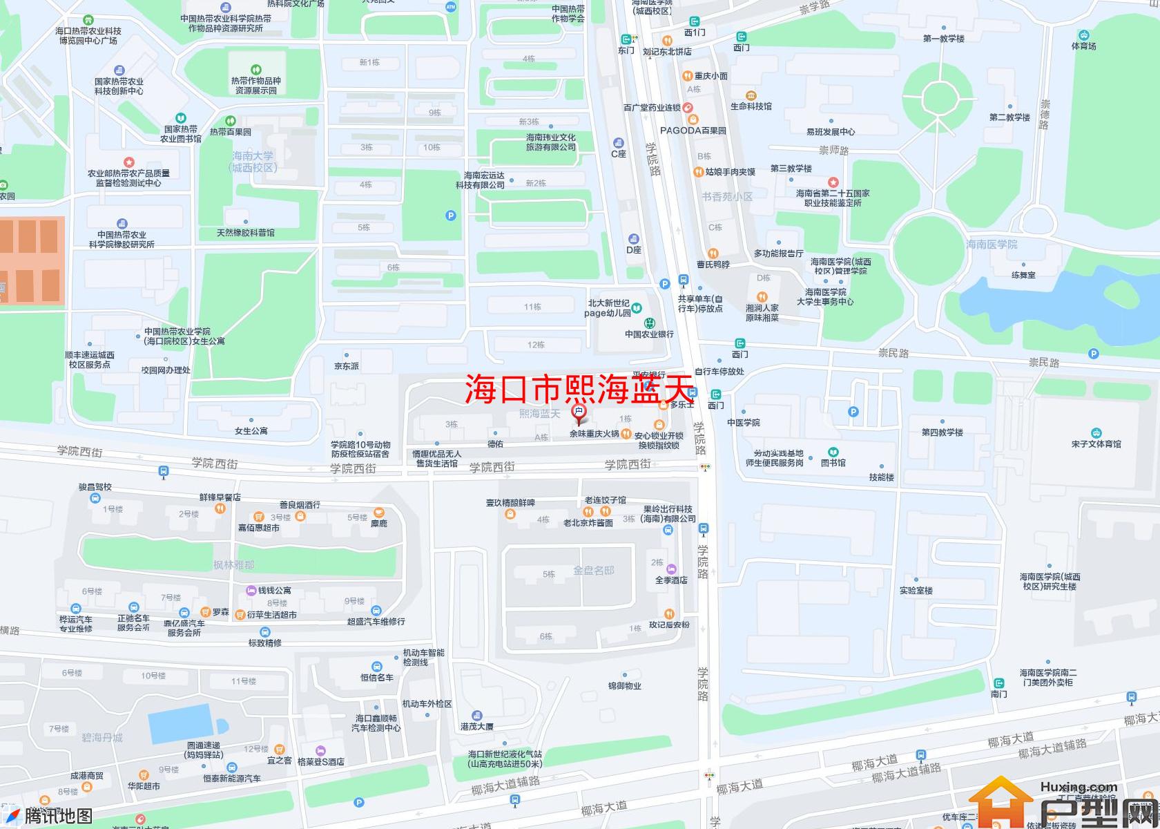 熙海蓝天小区 - 户型网