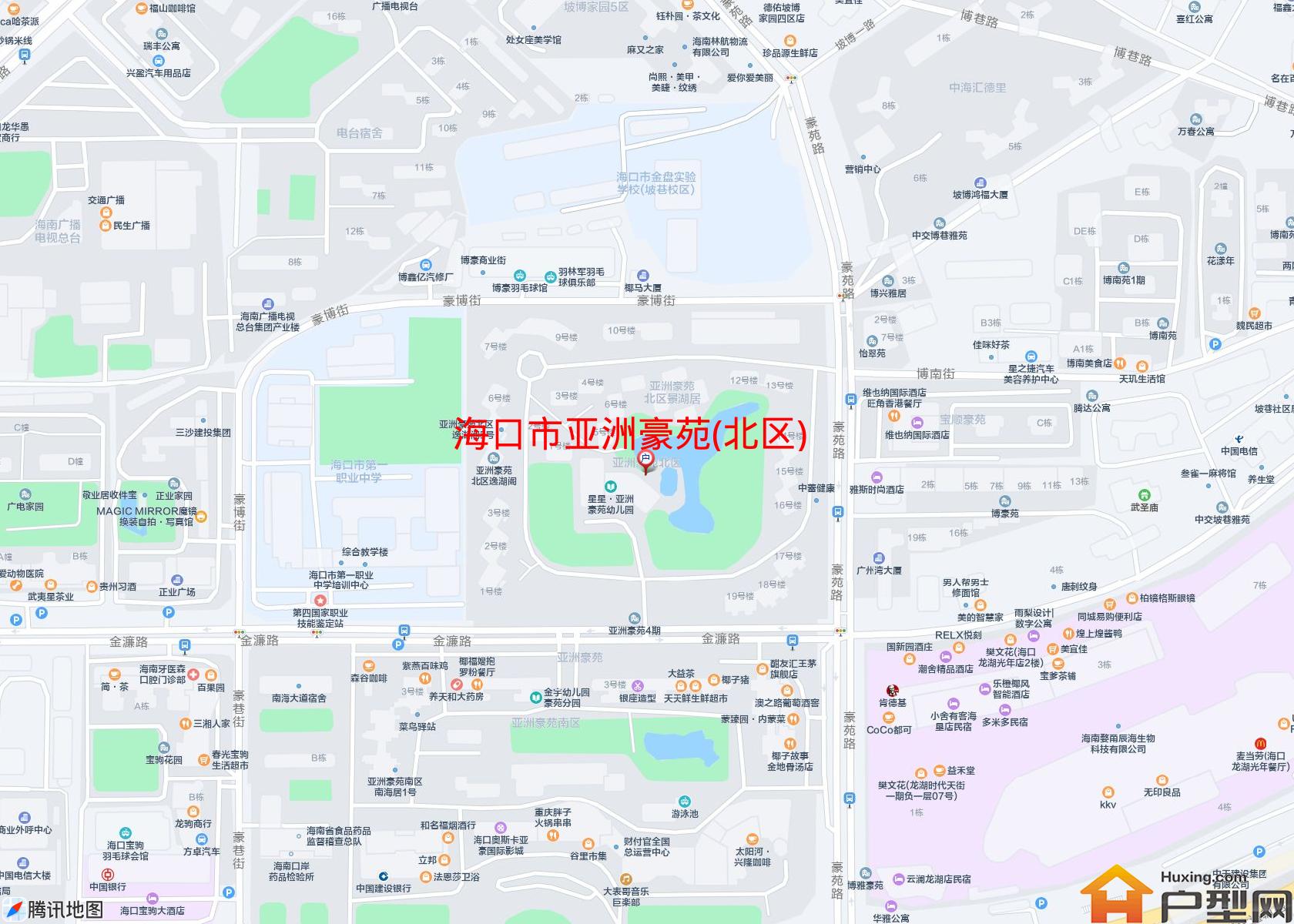 亚洲豪苑(北区)小区 - 户型网