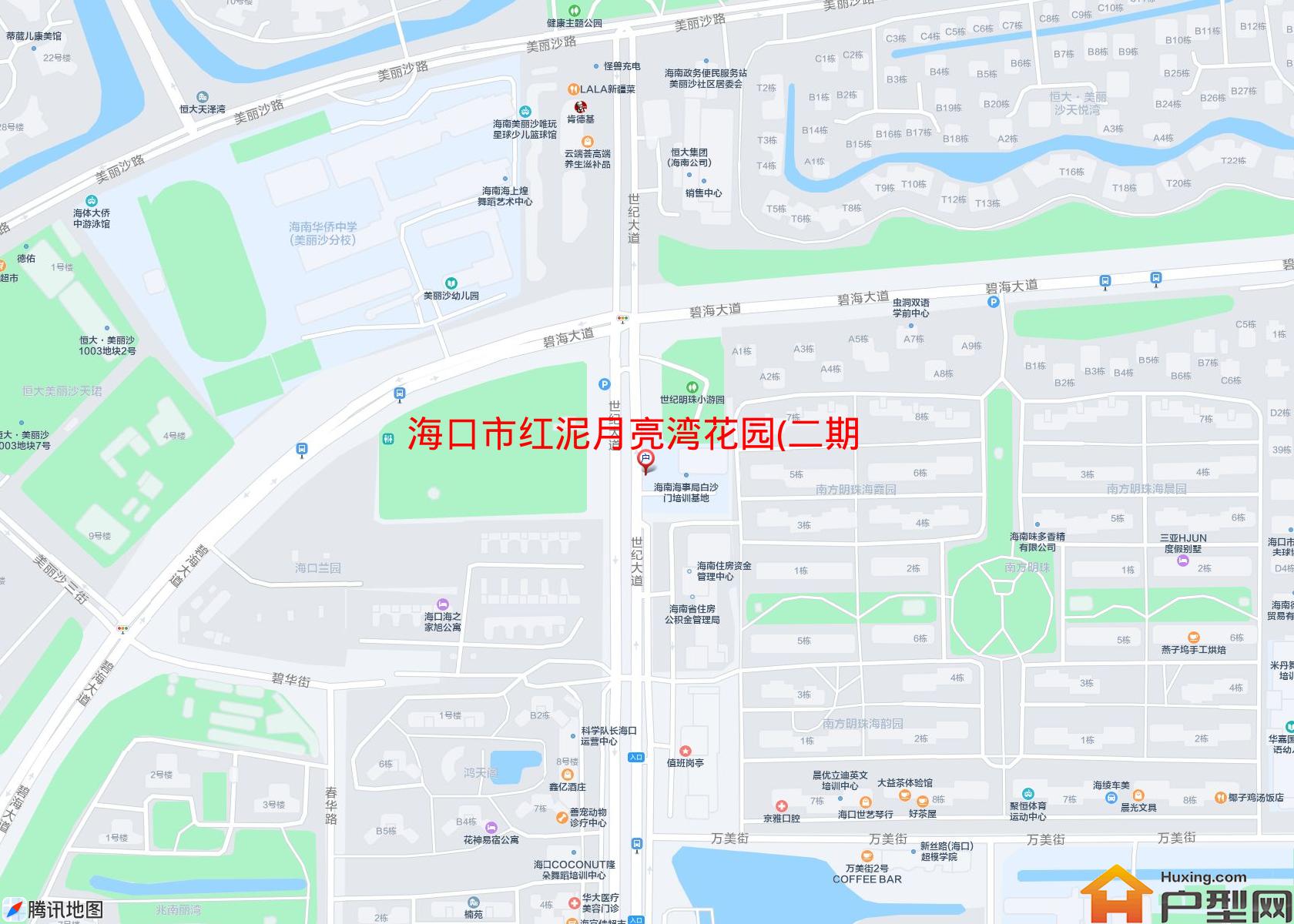红泥月亮湾花园(二期)小区 - 户型网
