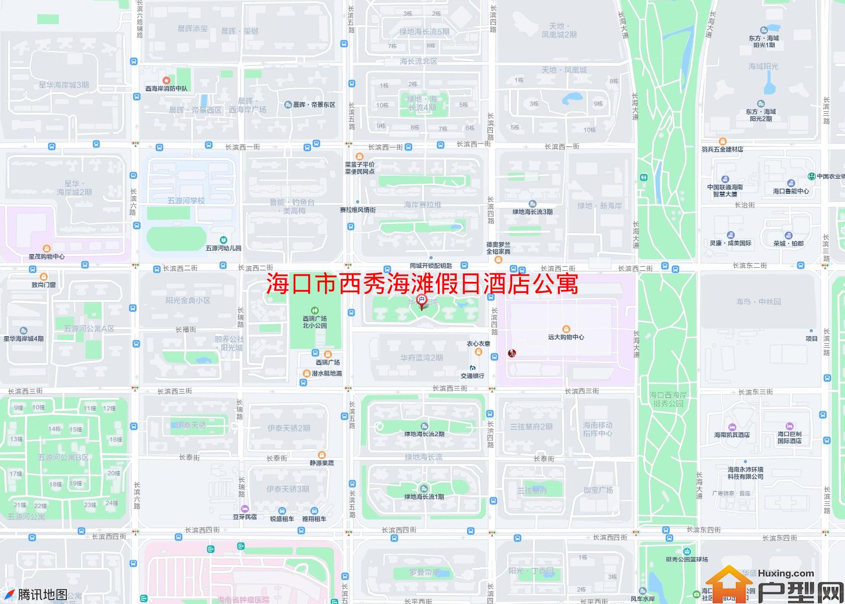 西秀海滩假日酒店公寓小区 - 户型网