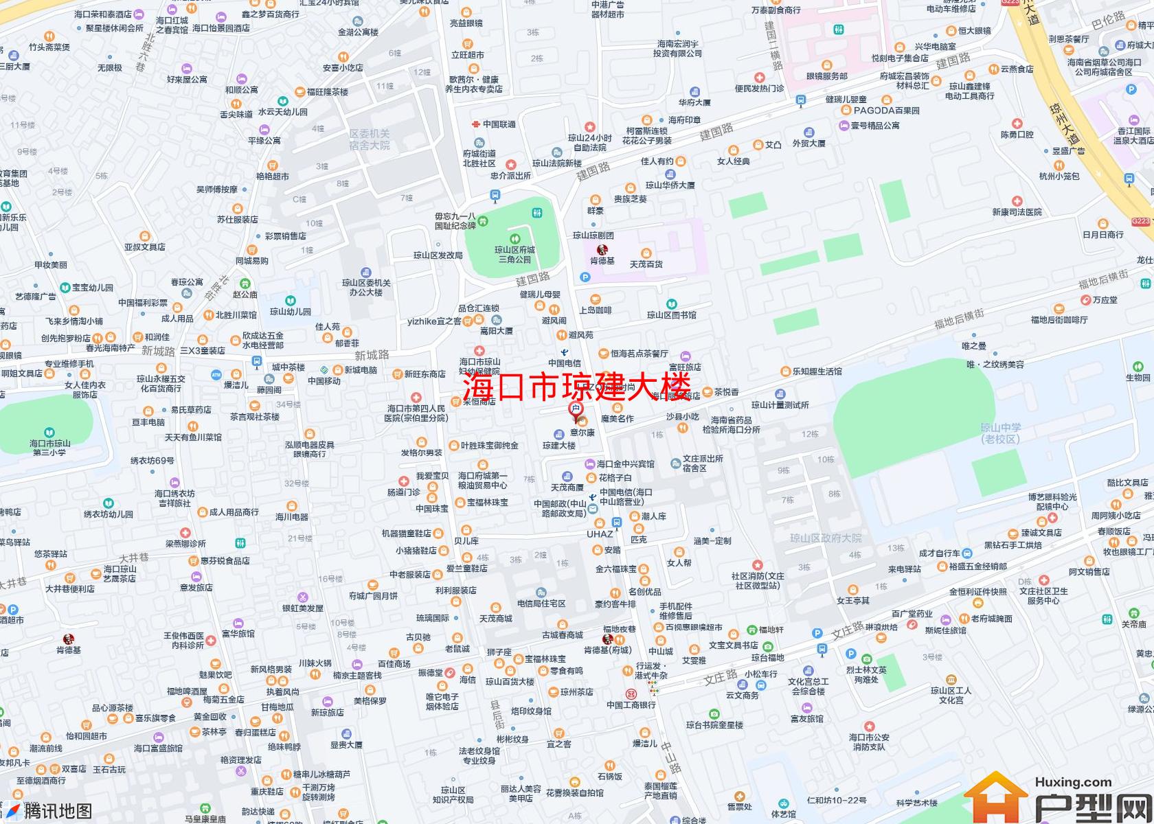 琼建大楼小区 - 户型网
