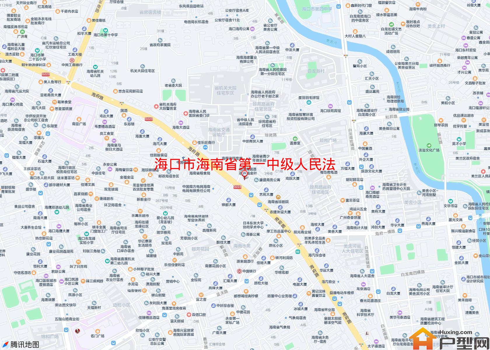 海南省第一中级人民法院宿舍区小区 - 户型网
