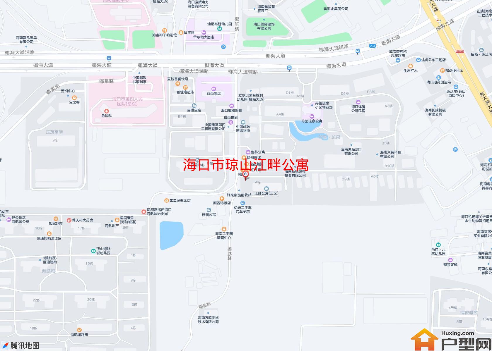 琼山江畔公寓小区 - 户型网