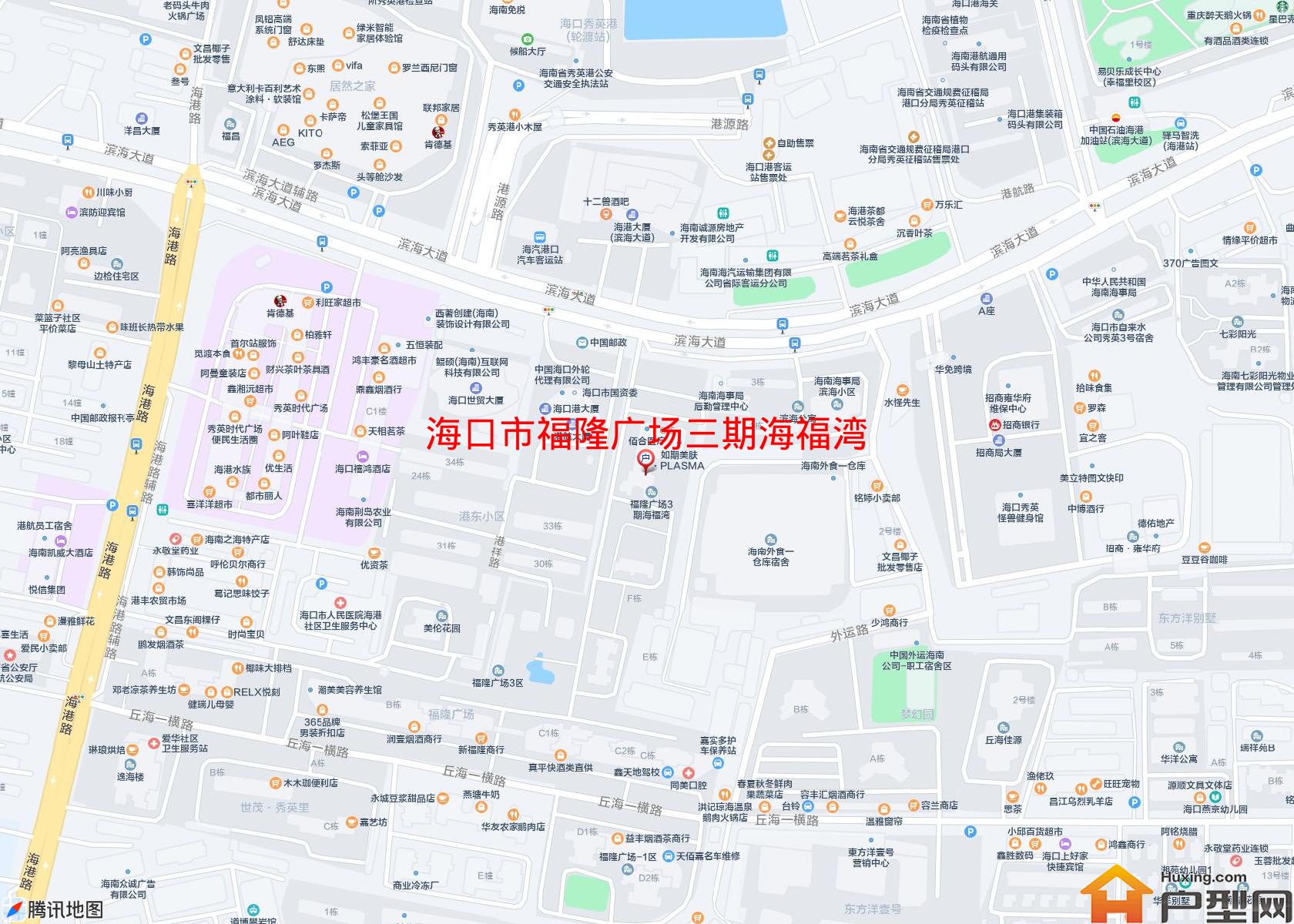 福隆广场三期海福湾小区 - 户型网