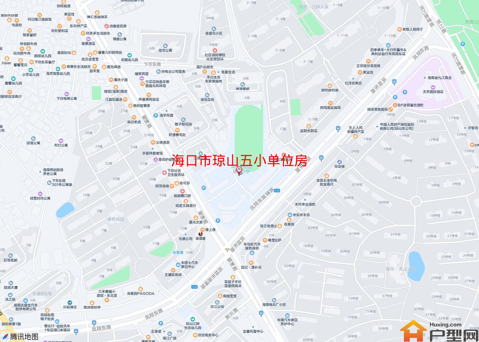 琼山五小单位房小区 - 户型网