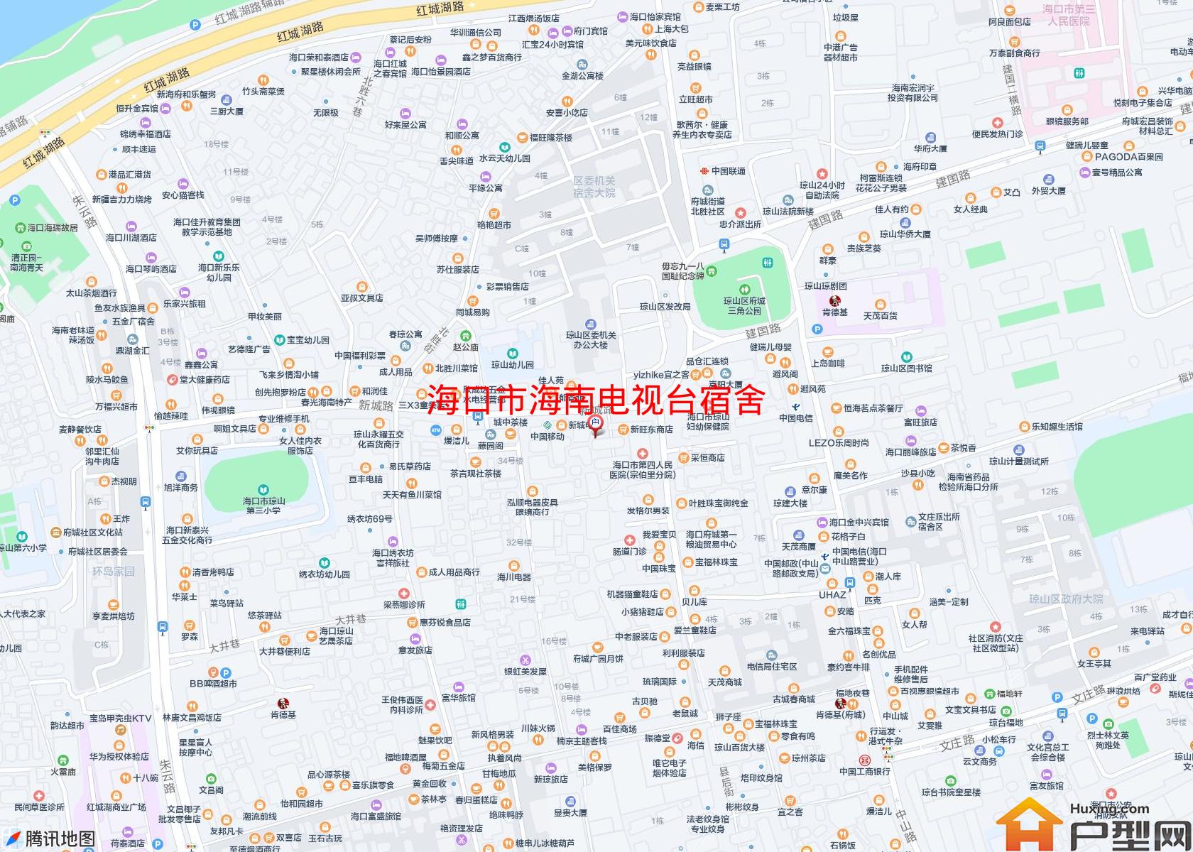 海南电视台宿舍小区 - 户型网