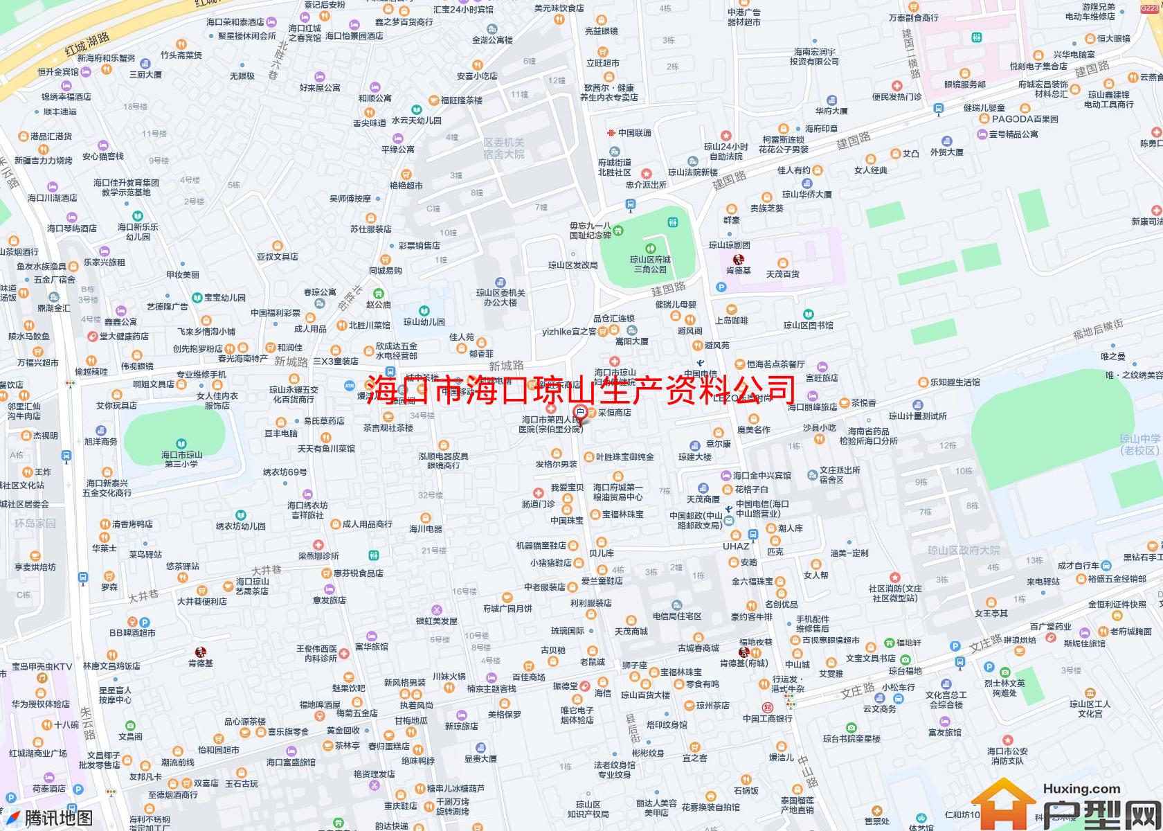 海口琼山生产资料公司北官住宿区小区 - 户型网