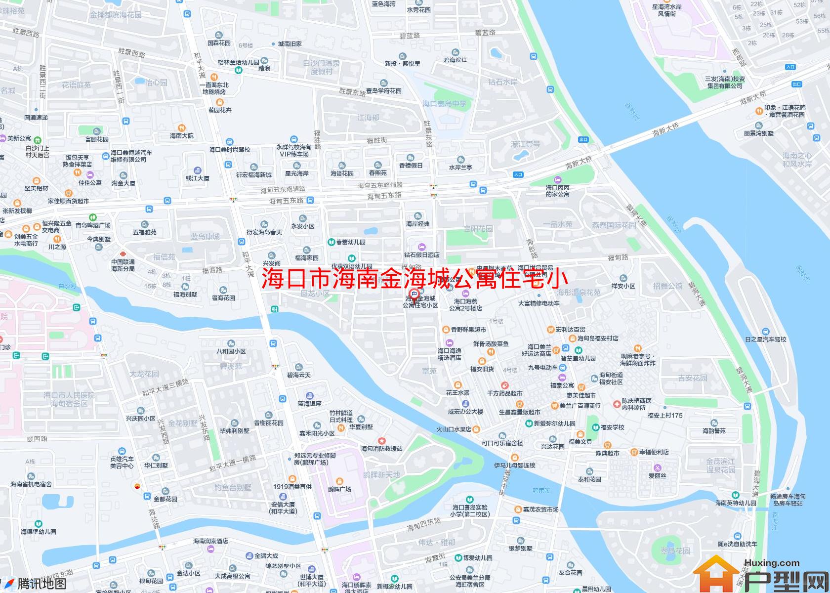海南金海城公寓住宅小区小区 - 户型网