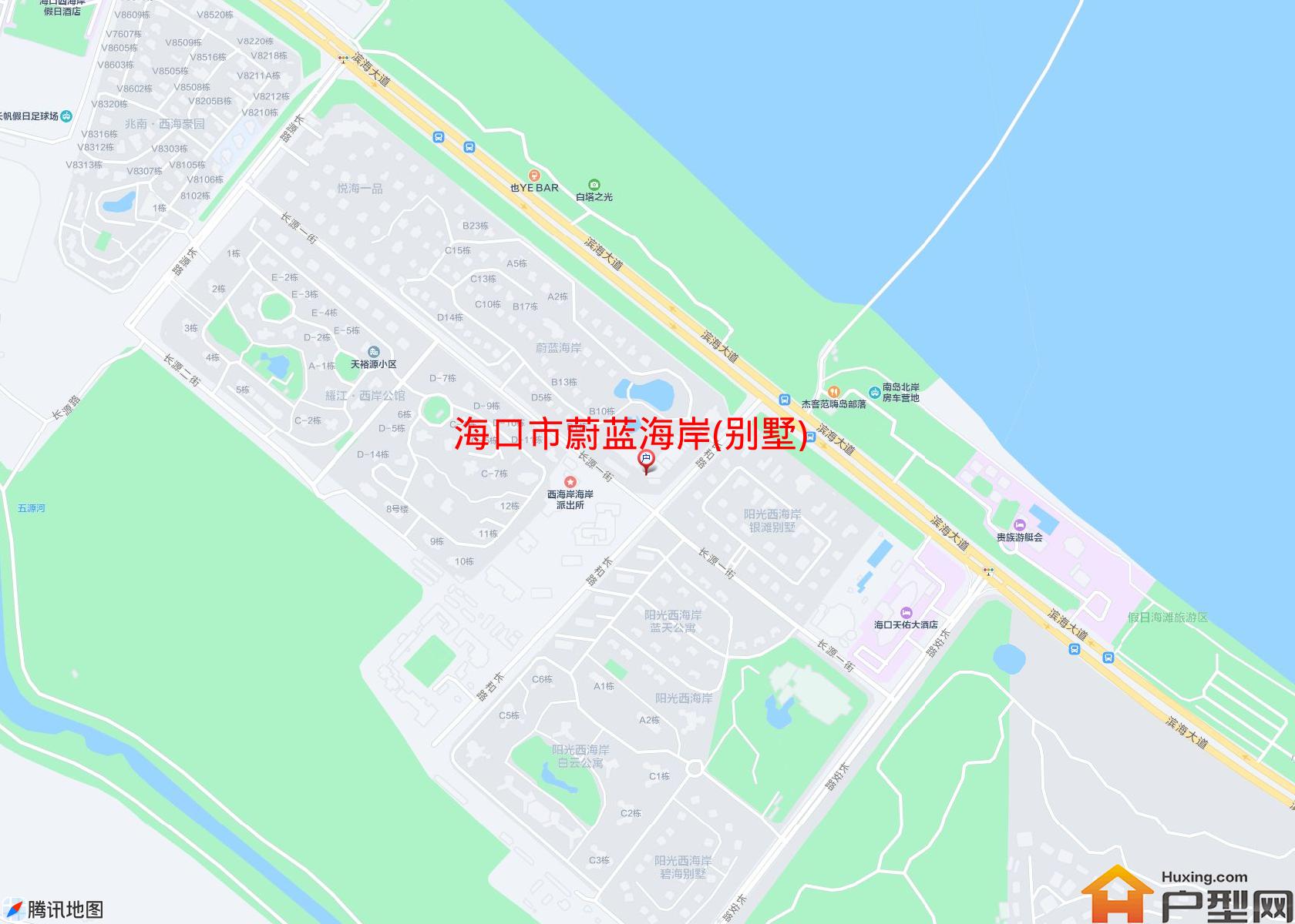 蔚蓝海岸(别墅)小区 - 户型网