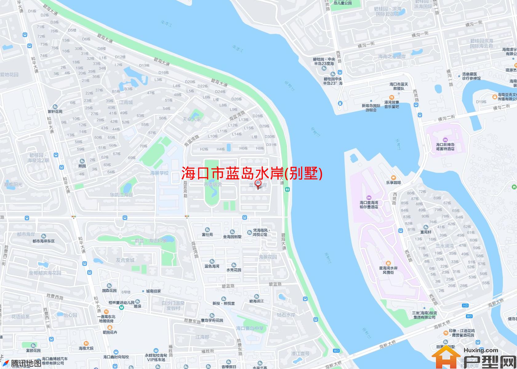 蓝岛水岸(别墅)小区 - 户型网