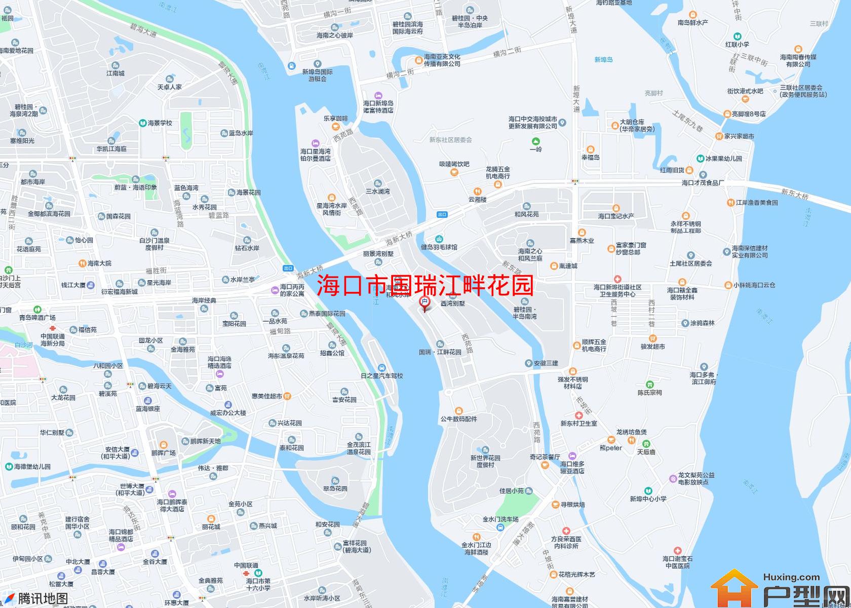国瑞江畔花园小区 - 户型网