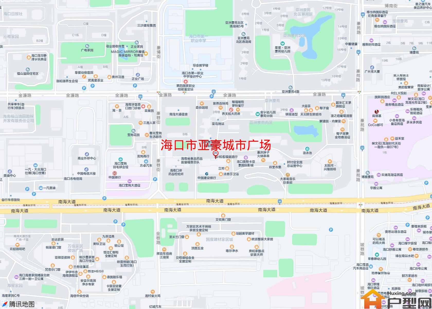 亚豪城市广场小区 - 户型网