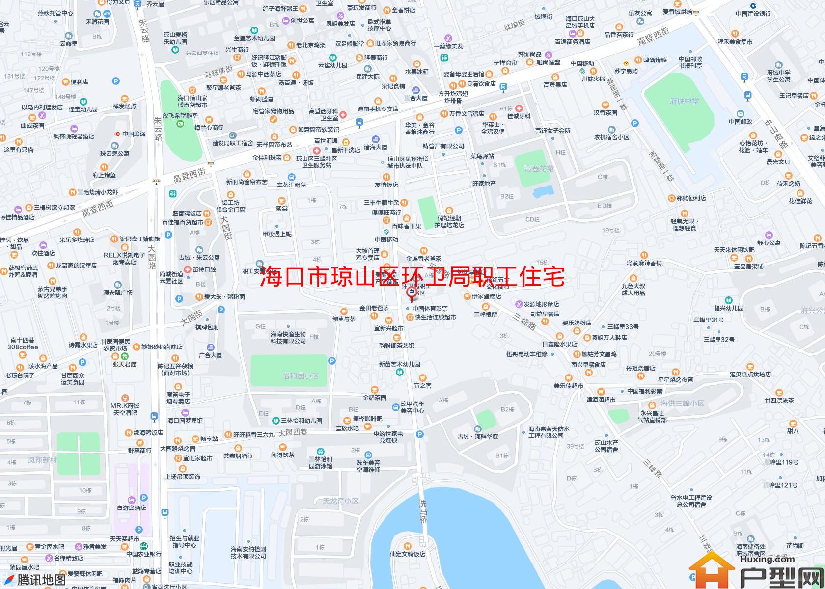 琼山区环卫局职工住宅区小区 - 户型网