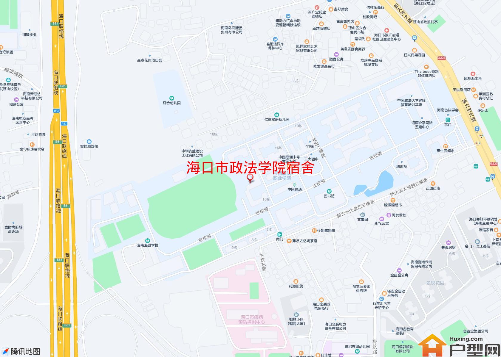 政法学院宿舍小区 - 户型网